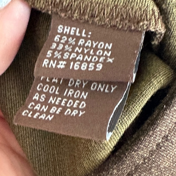 Excellent J. McLaughlin Flat Front 4 Way Stretch Brown Slim Pants Size 4 - Picture 6 of 7